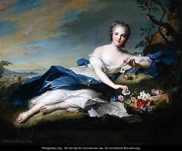 Portrait of Henriette de France 1742 - Jean-Marc Nattier