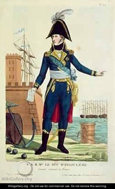 LouisAntoine de Bourbon 1775-1844 Duke of Angouleme - Thomas Naudet
