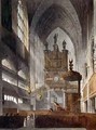 Interior of the Abbey - John Claude Nattes