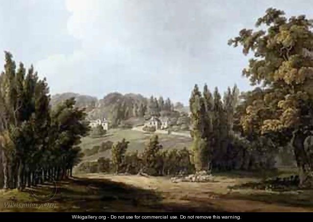 The Hermitage at Montmorency 1809 - John Claude Nattes