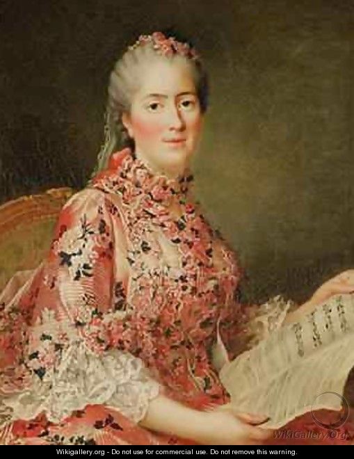 Portrait of Victoire of France 1733-99 - Jean-Marc Nattier