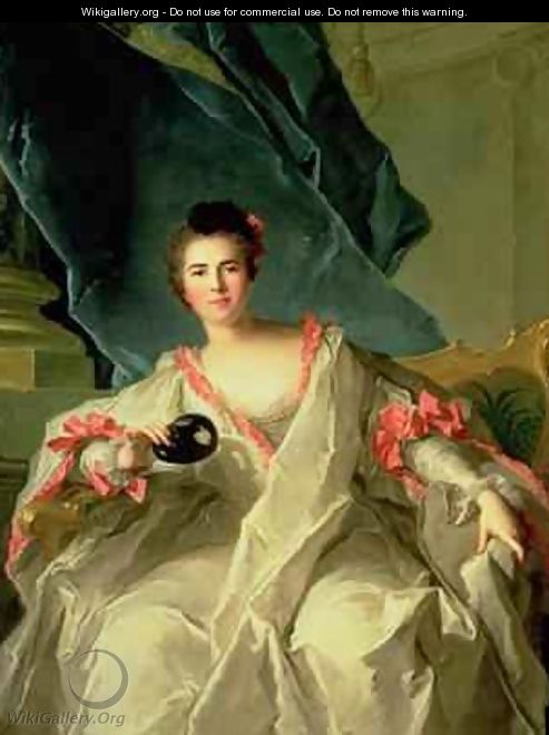 Portrait of la Marquise de la FerteImbault 1740 - Jean-Marc Nattier