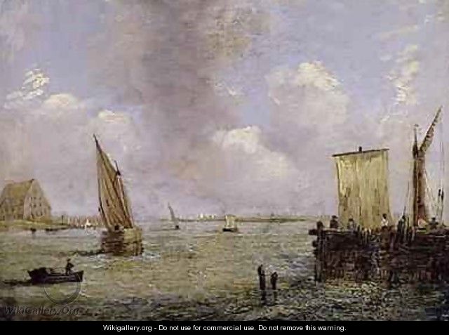 On the Thames - Patrick Nasmyth