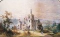A Scottish baronial mansion - Joseph Nash