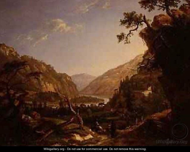 Rocky River Landscape in the Tyrol - Alexander Nasmyth