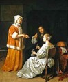 The Seduction 1664 - Caspar Netscher