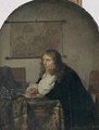 Man Writing a Letter 1665 - Caspar Netscher