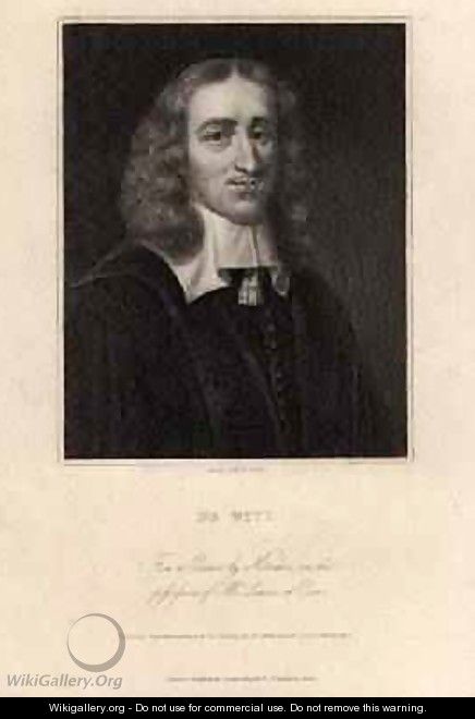 Portrait of Johan de Witt 1625-72 - Caspar Netscher