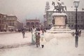The Odeonsplatz in Munich at Wintertime 1892 - Hermann Neuber