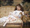 Portrait of Marjorie Cohen aged 5 - George Hall Neale