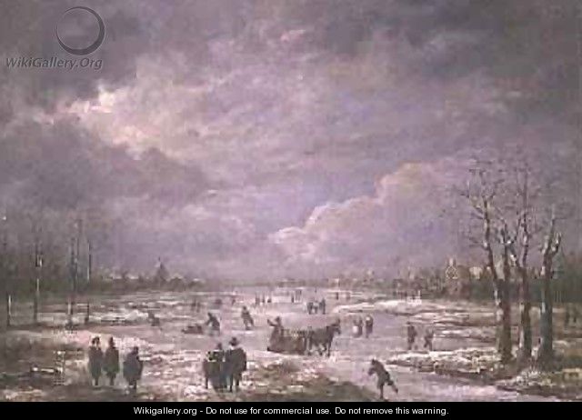 Winter Landscape 3 - Aert van der Neer