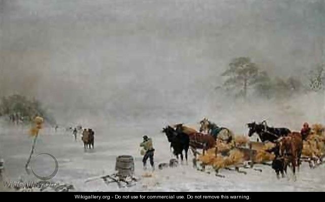Sledges on the Ice 1873 - Arthur Johann Severin Nikutowski