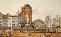 View of the Place and Fountain in the Marche des Innocents Paris - Victor Jean Nicolle