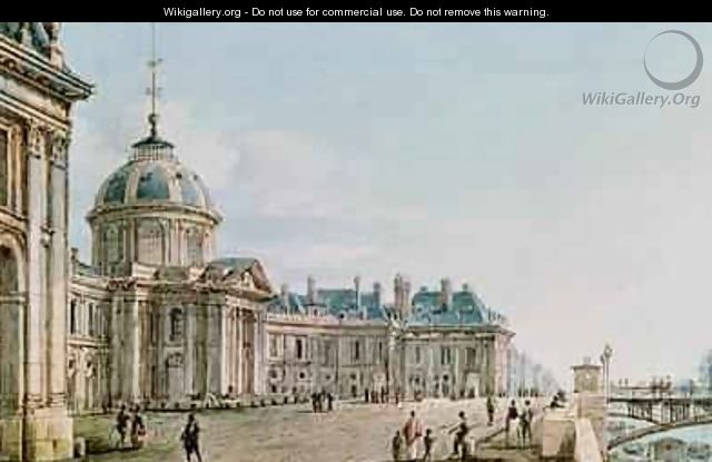 View of the College des Quatre Nations Paris .1810 - Victor Jean Nicolle