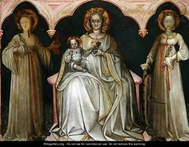 Madonna and Child with Saints Martha and Catherine - Pietro Nicolo di