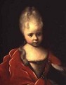 Portrait of Grand Duchess Yelizaveta Petrovna as a Child 1712-13 - Ivan Nikitich Nikitin