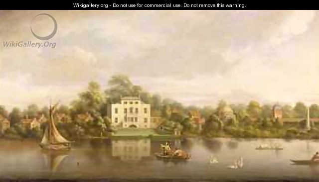 Popes Villa Twickenham 1765 - Joseph Nickolls