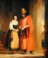 Shylock and Jessica from The Merchant of Venice - Gilbert Stuart Newton