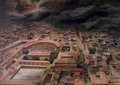 The Eruption of Vesuvius at Pompeii in 79 AD - (after) Niccolini, Antonio
