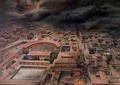 The Eruption of Vesuvius at Pompeii in 79 AD - (after) Niccolini, Antonio