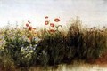 Wild Flowers by a Stream - Andrew Nicholl