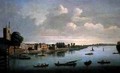 A View of the Thames from Putney Bridge - Joseph Nichols