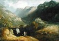 Pont Aberglaslyn 1809 - Francis Nicholson