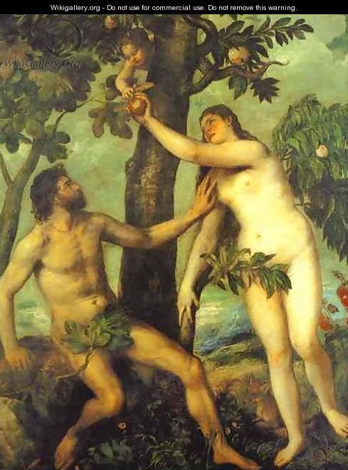 Adam and Eve - Tiziano Vecellio (Titian)