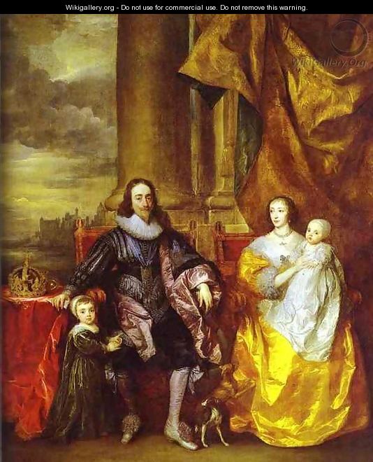 Charles I and Queen Henrietta Maria - Sir Anthony Van Dyck