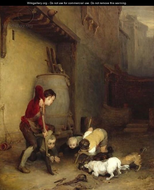 Boys Digging for Rats - Sir David Wilkie
