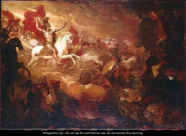 Destruction of the Beast and the False Prophet - Benjamin West