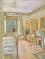 Sunlit Interior - Edouard (Jean-Edouard) Vuillard