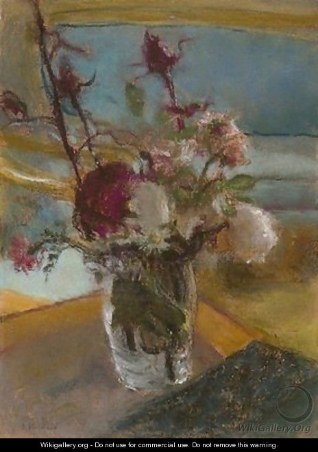 Vase of Flowers - Edouard (Jean-Edouard) Vuillard