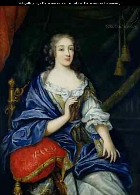 Portrait of Francoise-Louise de la Baume le Blanc 1644-1710 Duchesse de Vaujour - Jean Nocret I