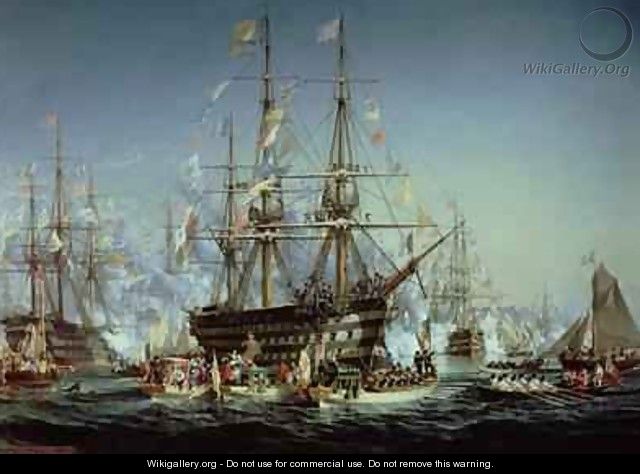 Queen Victorias Visit to Cherbourg 1858 - Jules Achille Noel