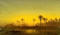 Twilight at the bords of the Nile near Damanhour - Felix Ziem