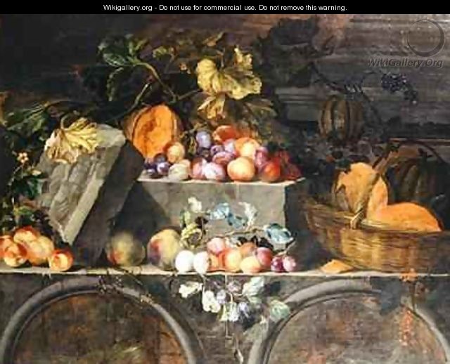 Still Life of fruit - Jean-Baptiste Oudry