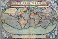 Map of the World, from Theatrum Orbis Terrarum, Antwerp, 1598 - Abraham Ortelius