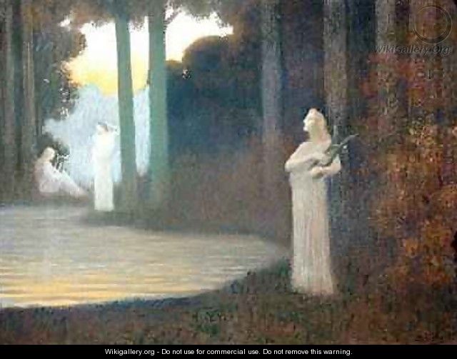 Lyricism in the Forest, 1910 - Alphonse Osbert