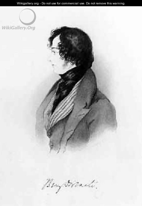Portrait of Benjamin Disraeli 1804-81 1837 - Alfred d