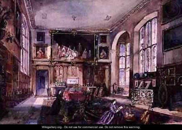 The Hall Loseley Park Surrey 1865 - Rebecca Dulcibella Orpen