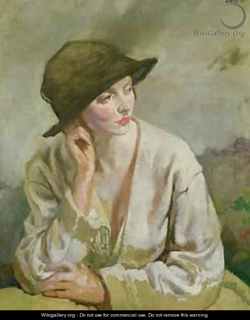 Portrait of Miss Sinclair - Sir William Newenham Montague Orpen