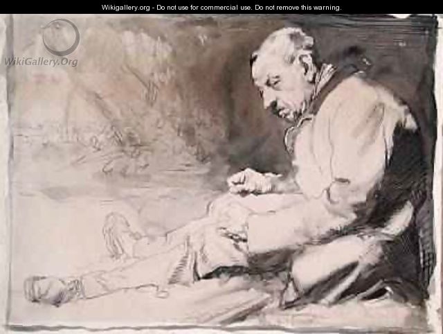 Study of an Old Man - Sir William Newenham Montague Orpen