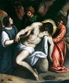 The Dead Christ, Held by Three Angels - Jacopo d