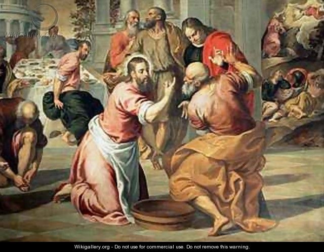 The Washing of the Feet - Jacopo d