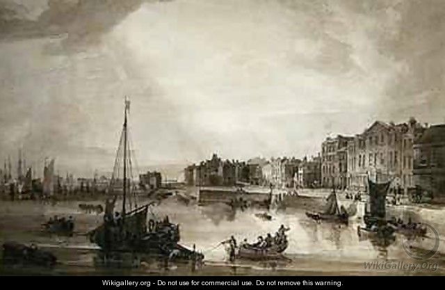 Margate Harbour, 1806 - Samuel Owen