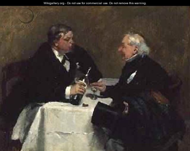Refusing a Drink, 1876 - David Oyens