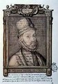 Portrait of Philip II 1527-1598, King of Spain, illustration from Portraits of Famous Men, 1599 - Francisco Pacheco