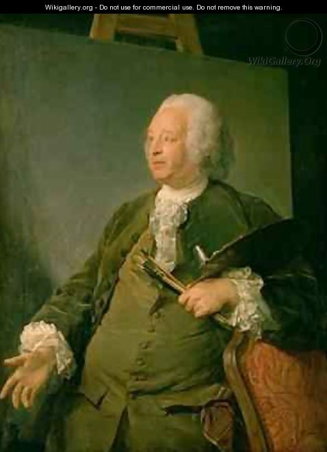 Portrait of Jean-Baptiste Oudry 1686-1755 c.1753 - Jean-Baptiste Oudry