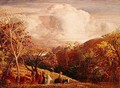 Landscape, figures and cattle - Samuel Palmer